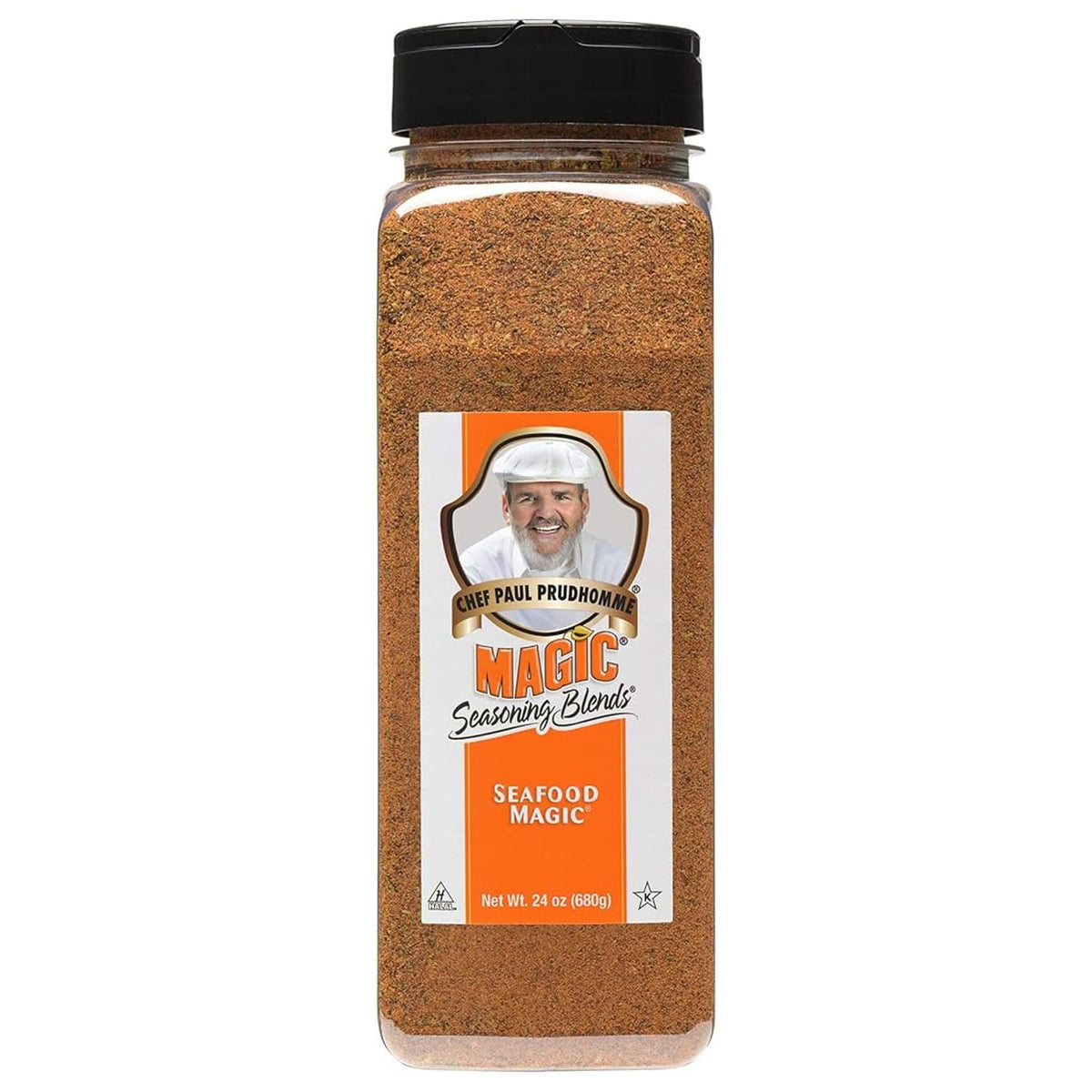 Magic Seasoning Blends Seafood Magic bottle ready for seafood boils.
