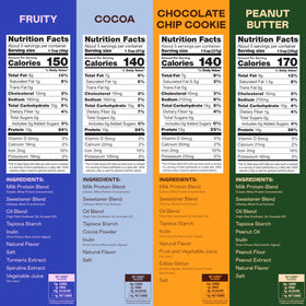 Magic Spoon Chocolate Chip Cookie flavor cereal serving with milk and protein boost