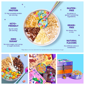 Magic Spoon Cinnamon Crunch cereal bowl with warm spice notes.