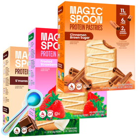 Magic Spoon Strawberry pastries with fruity filling, high-protein convenience.