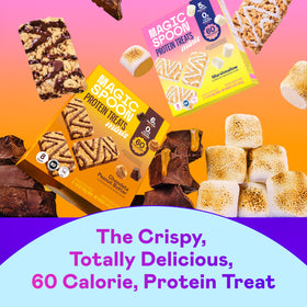 Magic Spoon Mini Treats 5g protein bar display for post-workout snacking