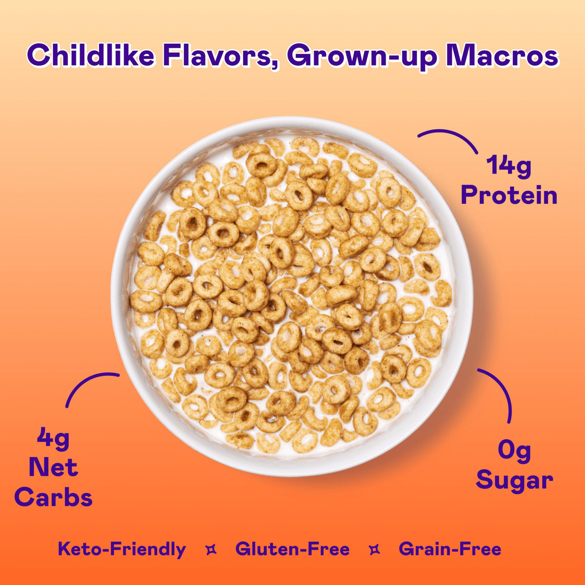 Magic Spoon Peanut Butter cereal bowl ready for a protein-packed morning