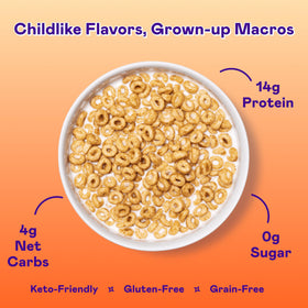 Magic Spoon Peanut Butter cereal bowl ready for a protein-packed morning