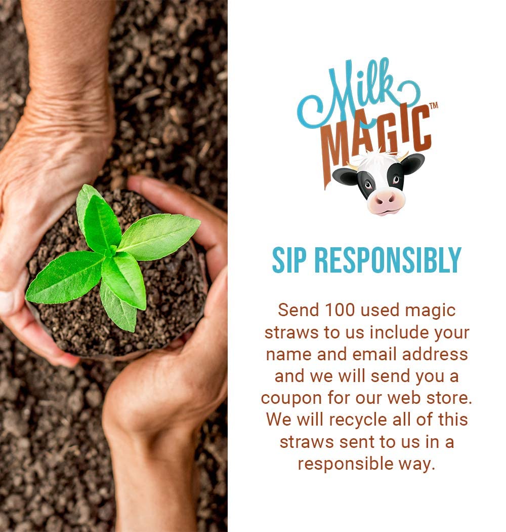 Magic Straws gluten-free and low calorie option for quick treat moments.