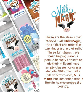 Magic Straws four-flavor variety pack for family sips.