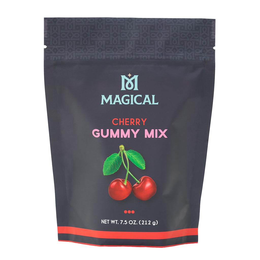 Magical Butter Cherry Gummy Mix package ready for quick batch gummies.