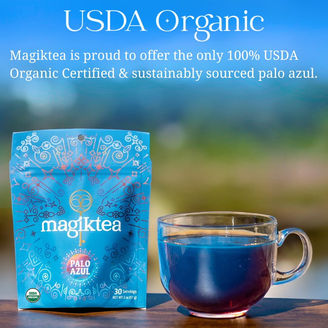 Magiktea Palo Azul antioxidant-rich tea with bold aroma