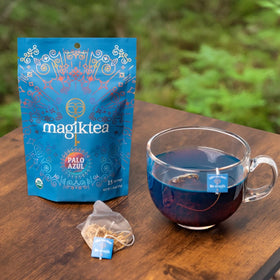 Magiktea Palo Azul sustainable sourcing supports responsible tea