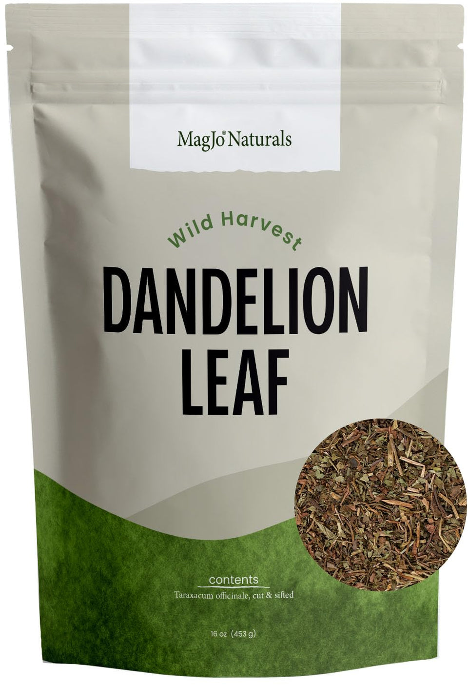MagJo Naturals dandelion leaf cut and sifted for herbal tea