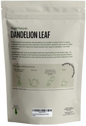MagJo Naturals dandelion leaf enhances salads and soups