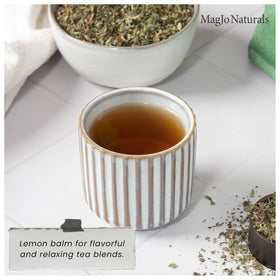 Global family farms and partners support MagJo Naturals Lemon Balm Tea.