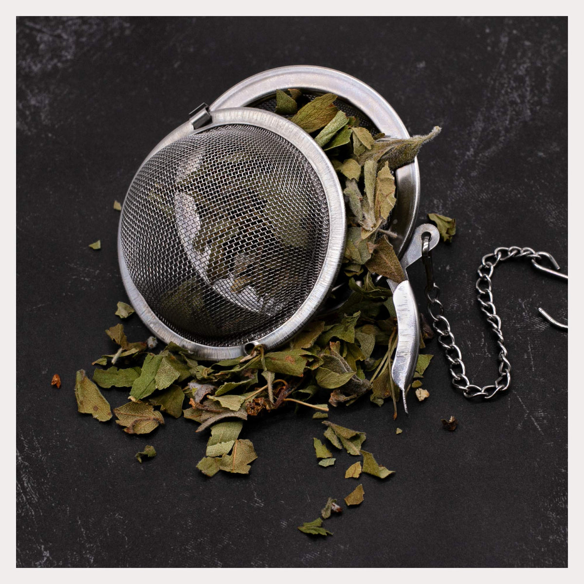 MagJo Naturals loose tea in cup evokes warm comfort and aroma.