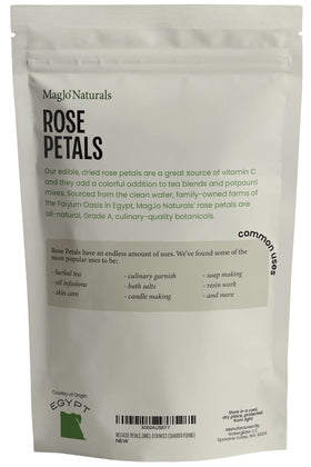 MagJo Naturals rose petals for cooking and baking