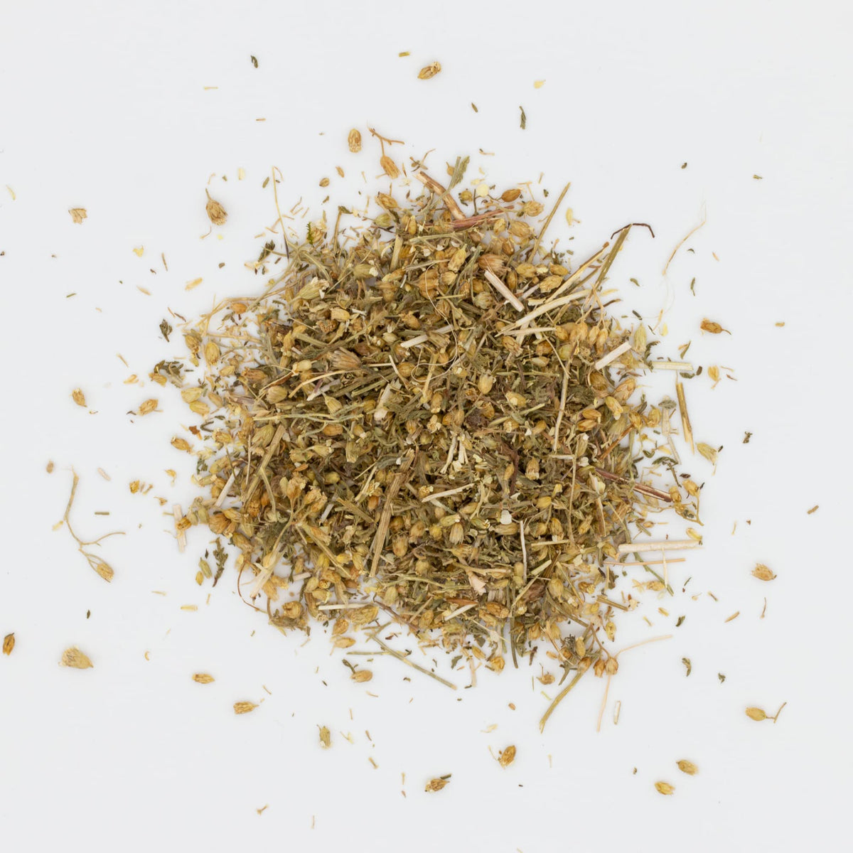 MagJo Naturals yarrow leaves close-up, showing vibrant texture ideal for infusion.