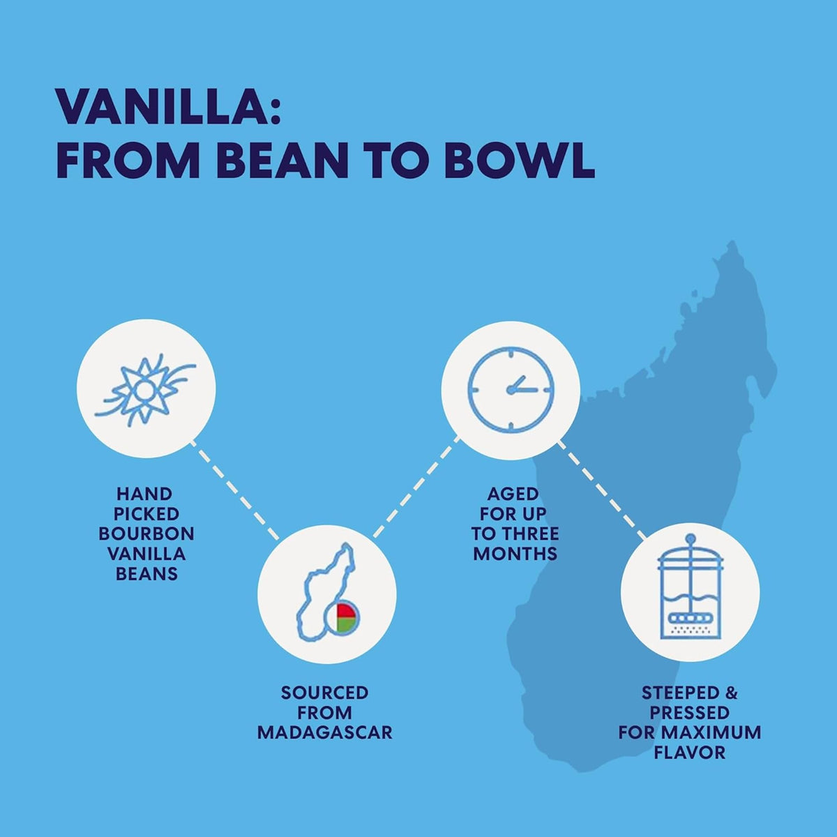Baking scene with Magnolia-Star vanilla beside cupcakes and coffee