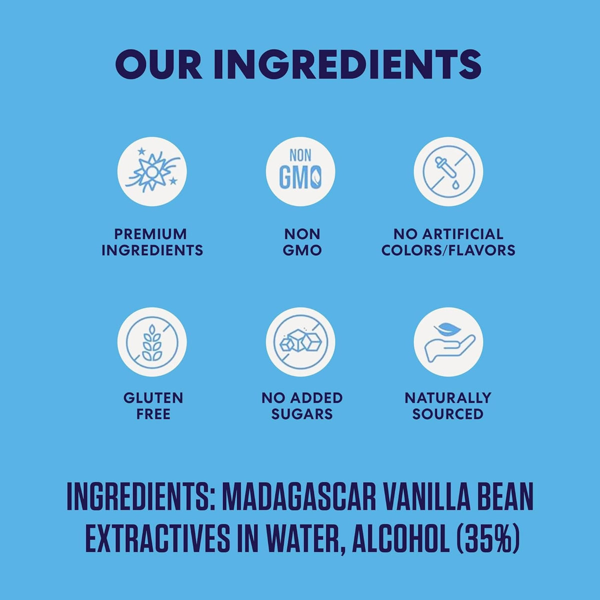 Label close-up highlighting non-GMO and gluten-free attributes