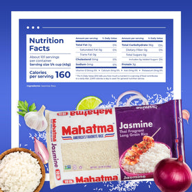 Mahatma Jasmine Cambodian dish featuring fragrant rice as a versatile base.