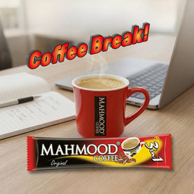 Mahmood Coffee 3 in 1 supports a simple morning routine with a steaming cup.