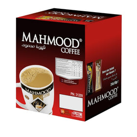 Mahmood Coffee 3 in 1 sticks stirred to a creamy, balanced cup.