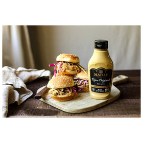Maille Dijon Originale on a sandwich illustrates versatile flavor enhancement