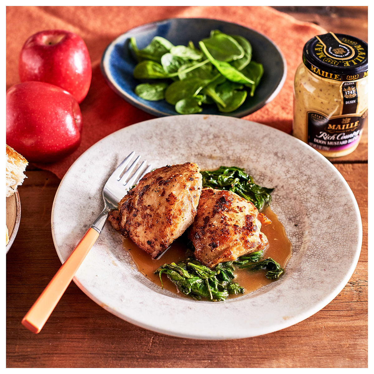 Maille Honey Dijon cheese board pairing adds tangy depth