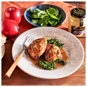 Maille Honey Dijon cheese board pairing adds tangy depth