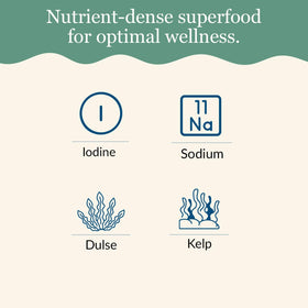 Organic kelp and dulse blend from Maine Coast Sea Vegetables.