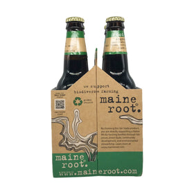 Maine Root Beer USA origin label emphasizing domestic production.