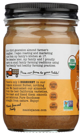 Maisie Jane's product symbol indicating peanut-free facility for allergies