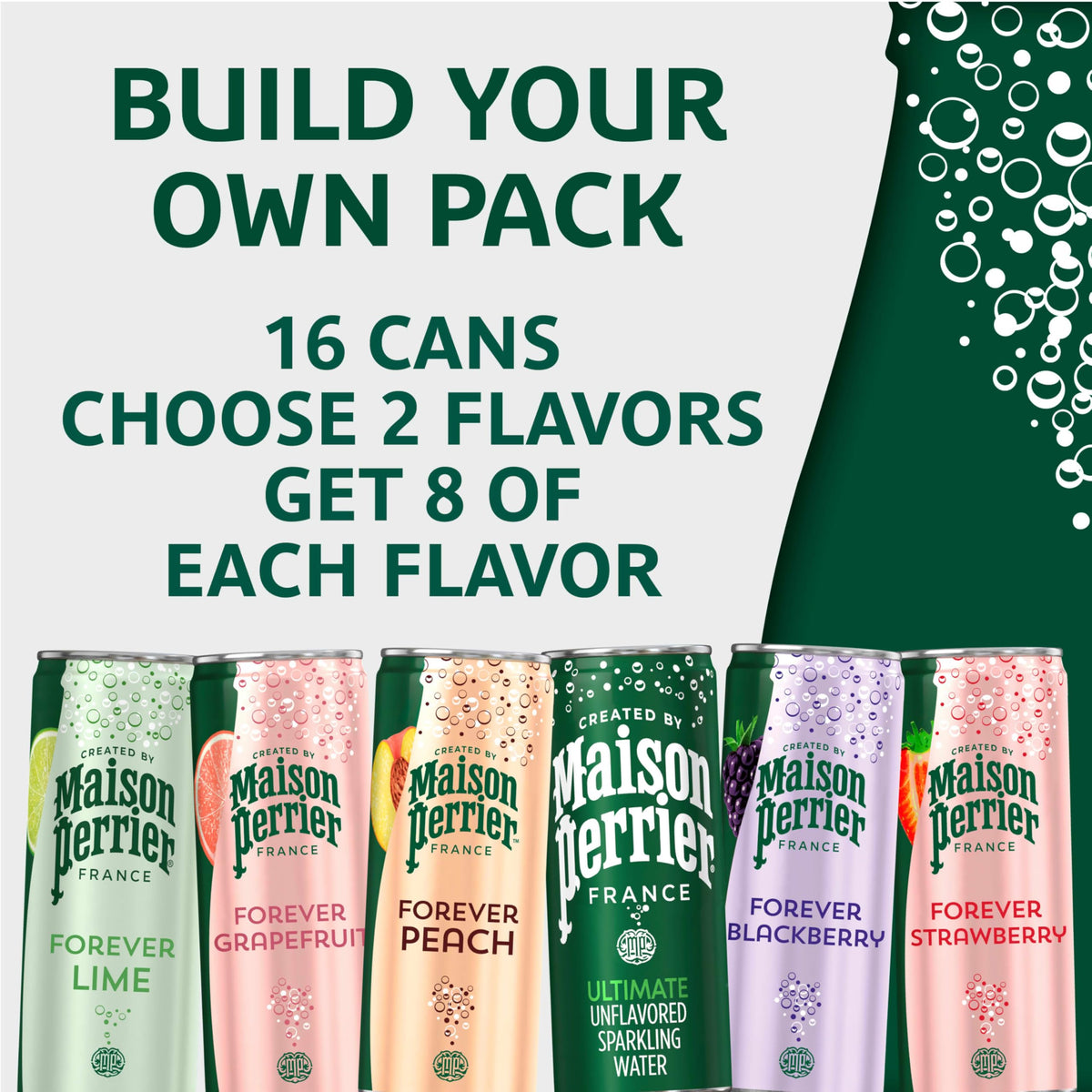Maison Perrier blackberry-flavor can enhances mocktails and everyday sparkling moments.