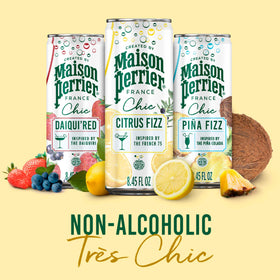 Maison Perrier Chic Citrus Fizz bartender-collab adds authentic French flair.