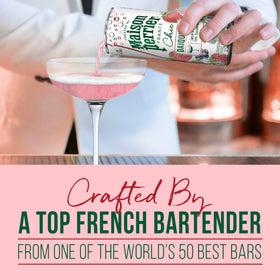 Display of a 24-pack of Maison Perrier Chic Daiqui’Red for convenient entertaining