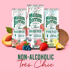 Front label of Maison Perrier Chic Daiqui’Red bottle