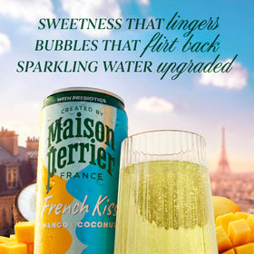 Maison Perrier French Kiss mango-coconut can ready for a quick on-the-go sip.