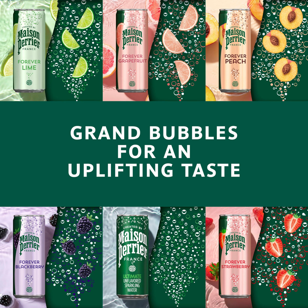 Maison Perrier lime-flavor can provides crisp, refreshing mixer base.