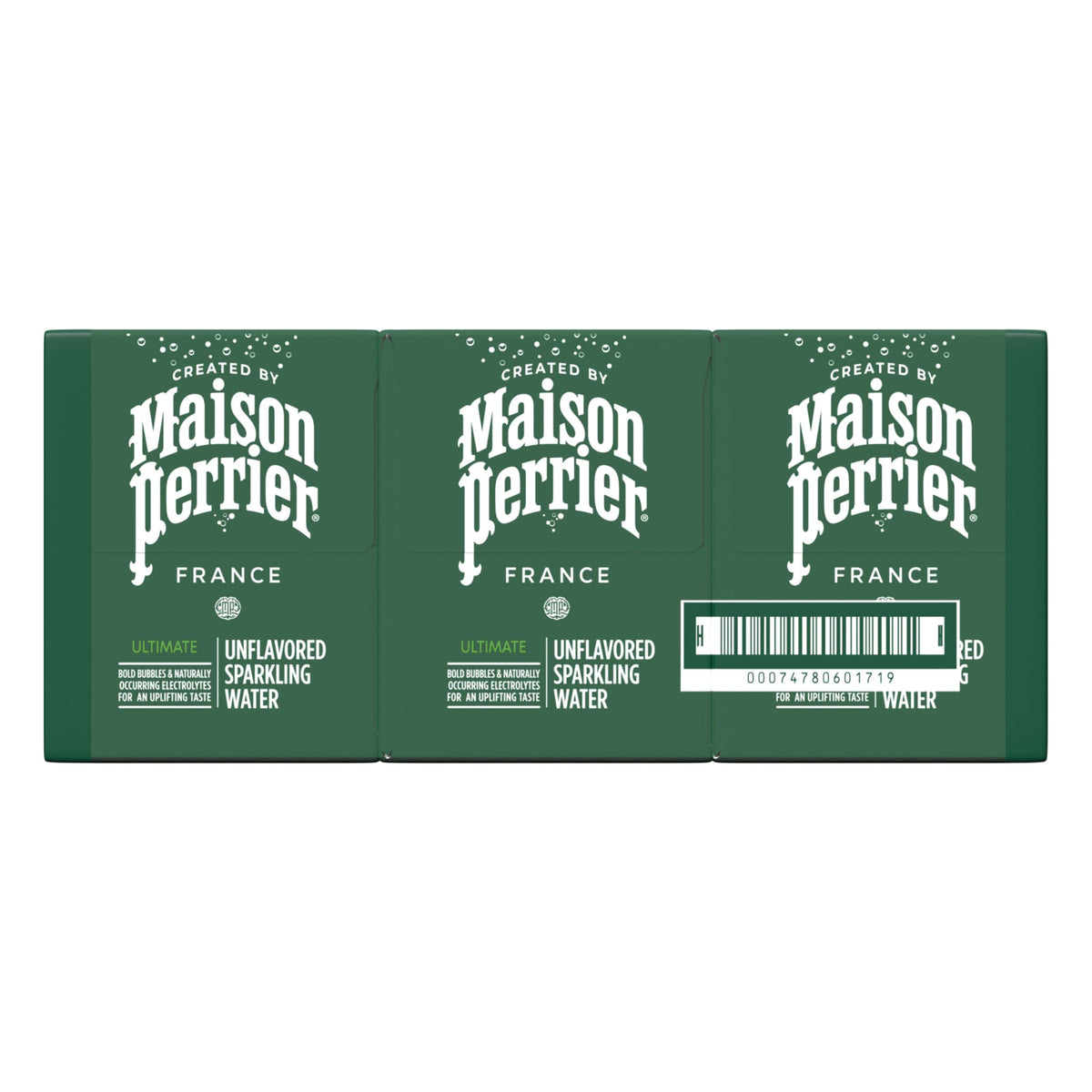 Maison Perrier premium sparkling water image reinforces refined everyday refreshment.
