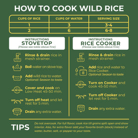 MAITREYA Wild Rice cooked, fluffy grains ready for salads or casseroles.