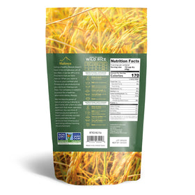 MAITREYA Wild Rice uncooked grains close-up highlighting premium texture for wholesome dishes.