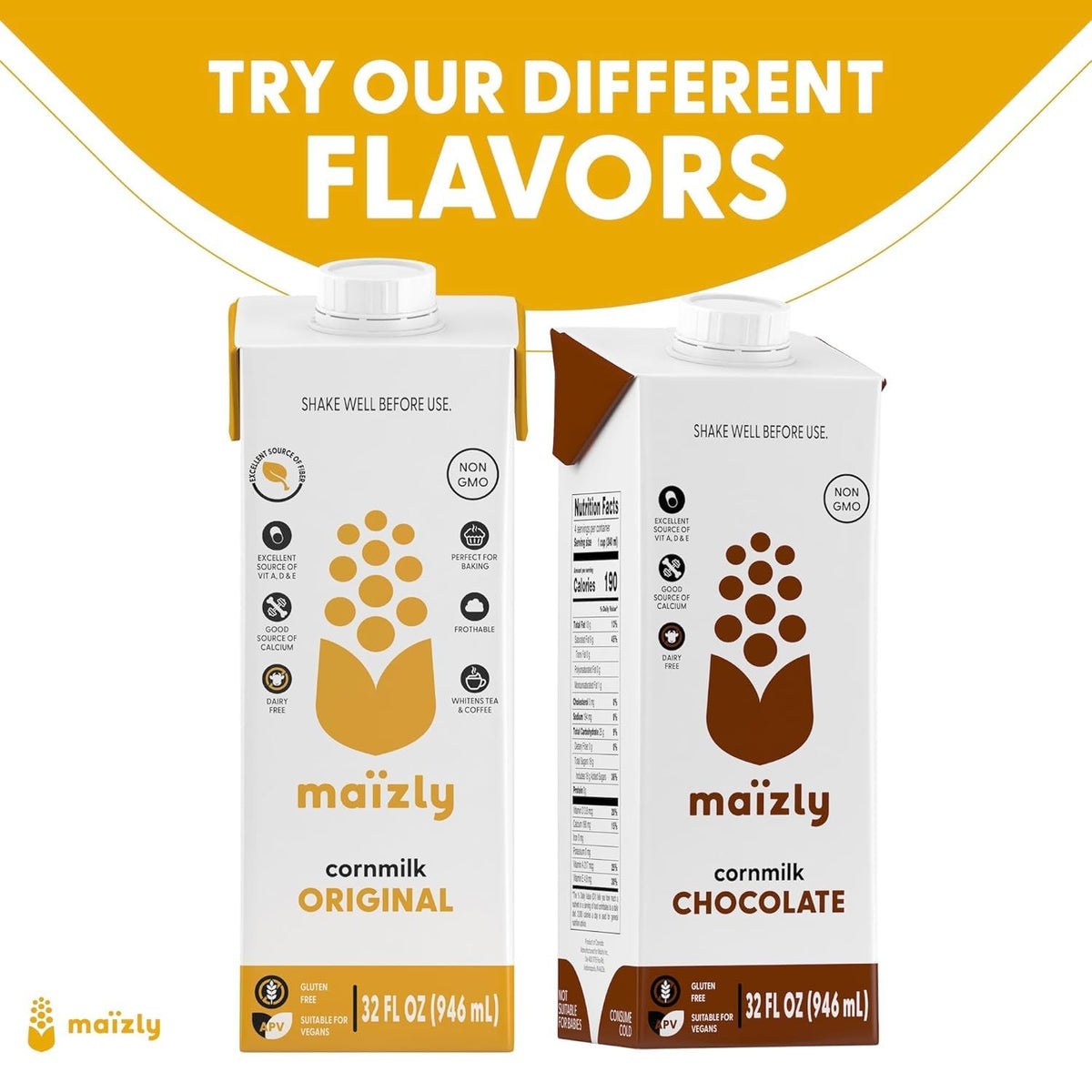 Maizly Original corn milk bulk cartons support cafes and offices