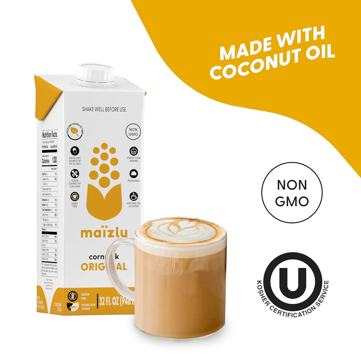 Maizly Original corn milk cooking sauce blends smoothly