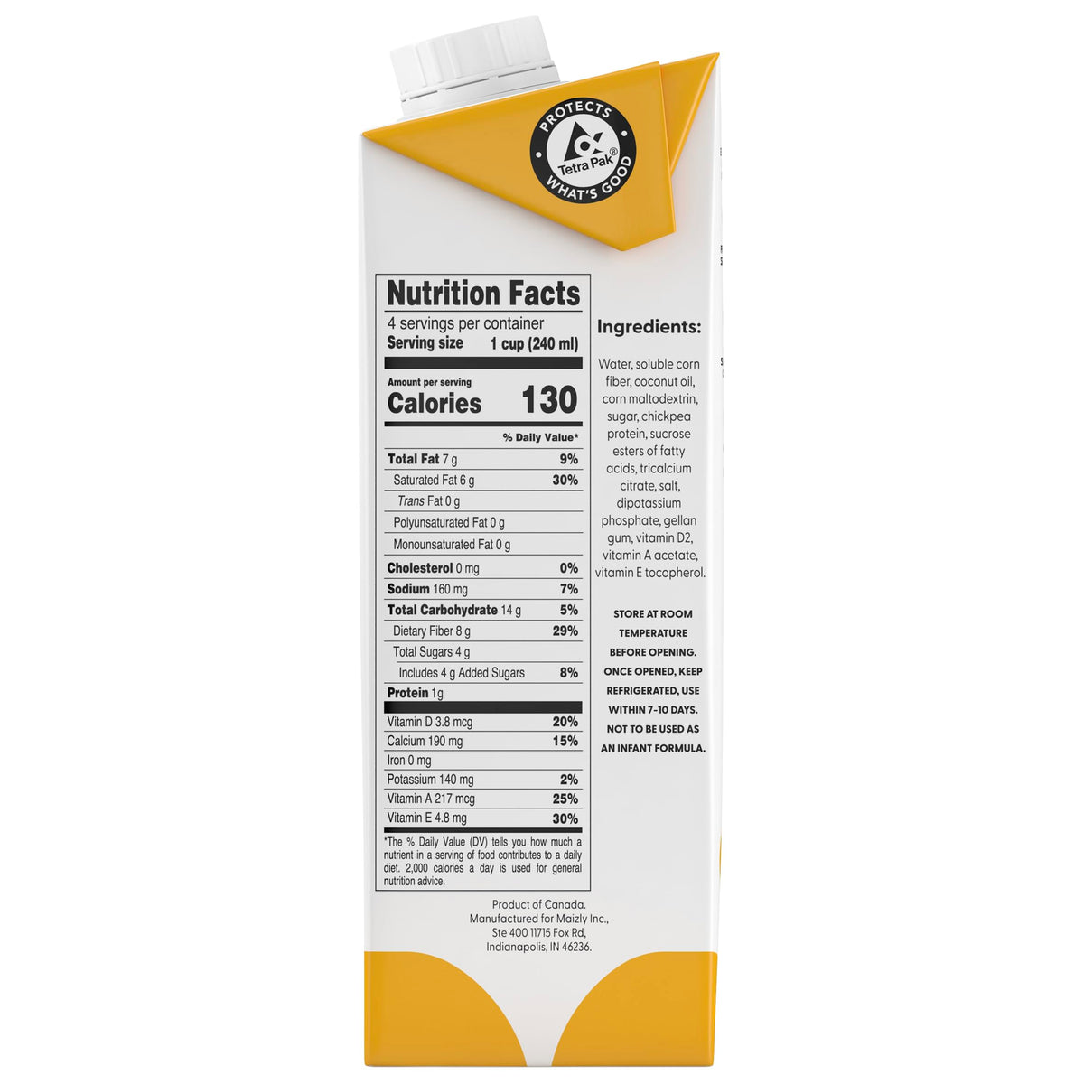 Maizly Original corn milk froth steam perfect for hot beverages