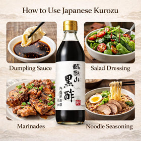 MAJI RICE double brown rice vinegar pour with rich umami.