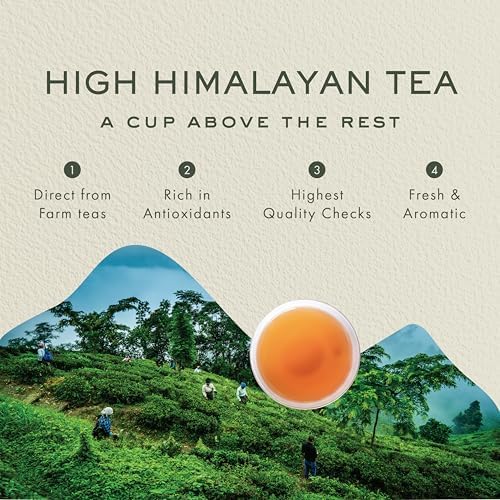 Makaibari Himalayan Spring aroma with floral peach notes for a refreshing brew.