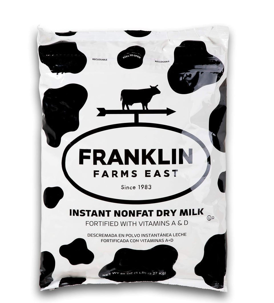 Make it Meaty premium USA instant nonfat dry milk dissolves quickly in cold water for easy skim milk.