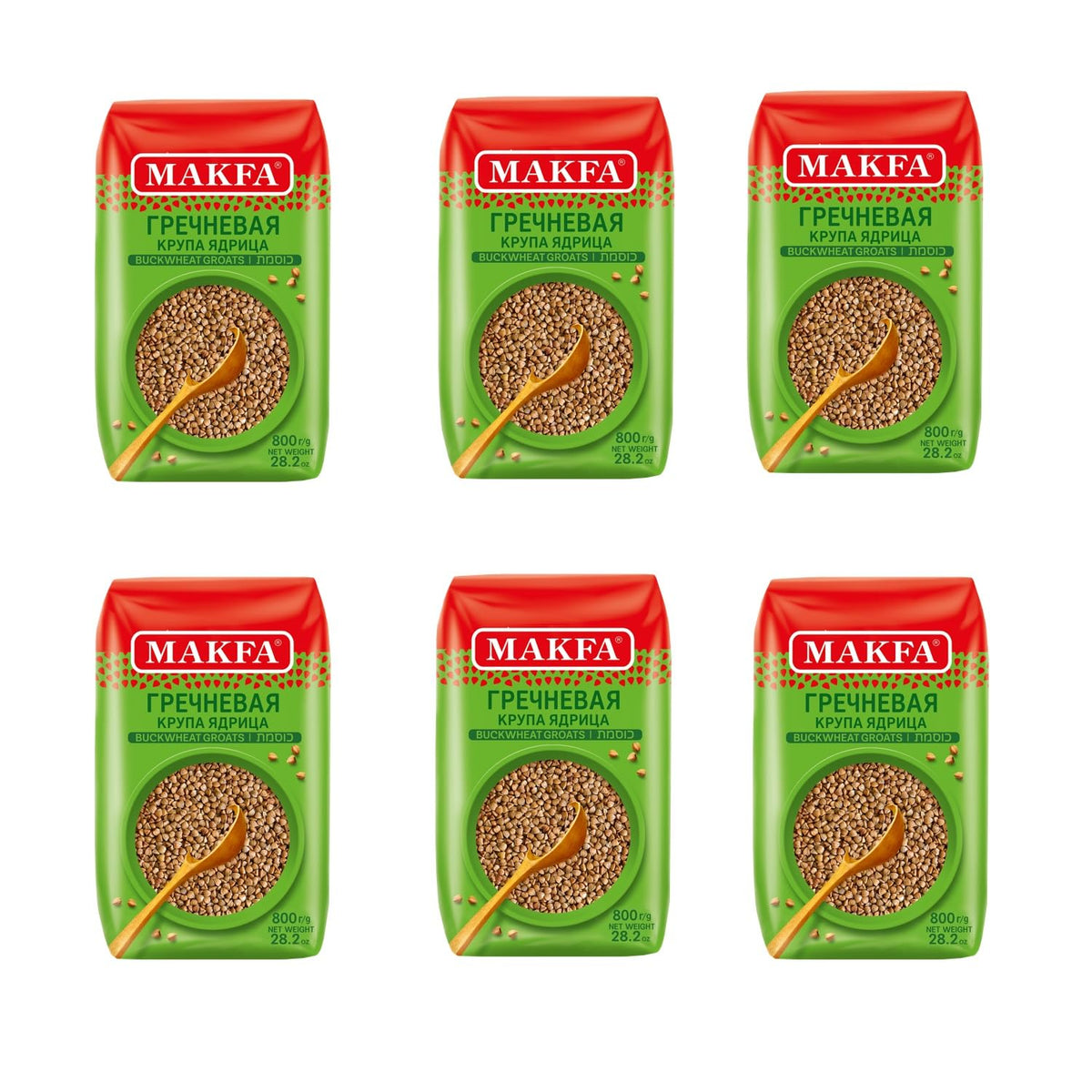 Makfa Buckwheat Groats pack showcases premium groats ready for plant-based meals.