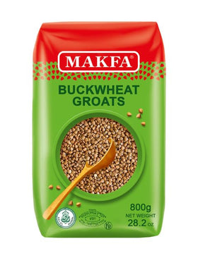 Makfa Grechka porridge steaming in a bowl, a nourishing breakfast