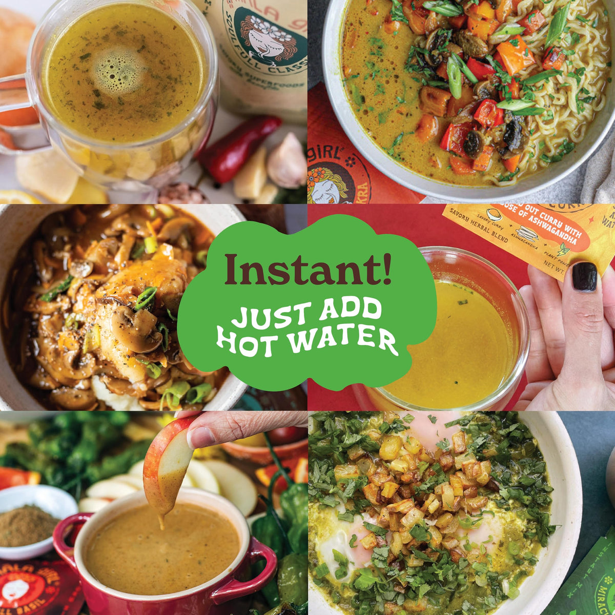 Māla Girl Cosmic Curry sachet for aromatic vegan bowls