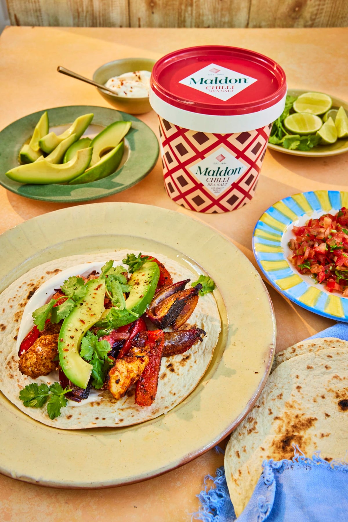 Maldon Aleppo and Bird’s Eye chili mix elevating soups and sauces