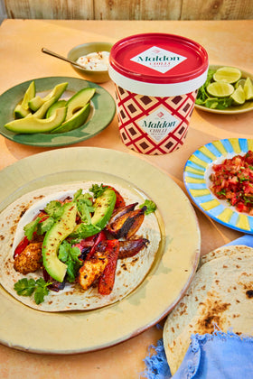 Maldon Aleppo and Bird’s Eye chili mix elevating soups and sauces