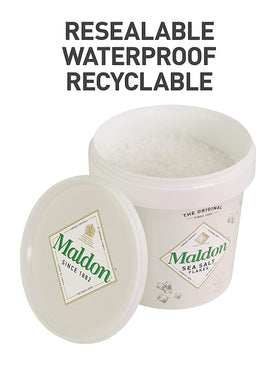Maldon Salt on grilled steak, enhances aroma and savor.